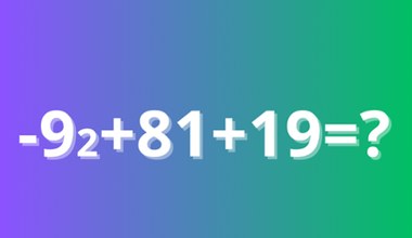 Ta zagadka matematyczna jest podchwytliwa. Podasz poprawny wynik?