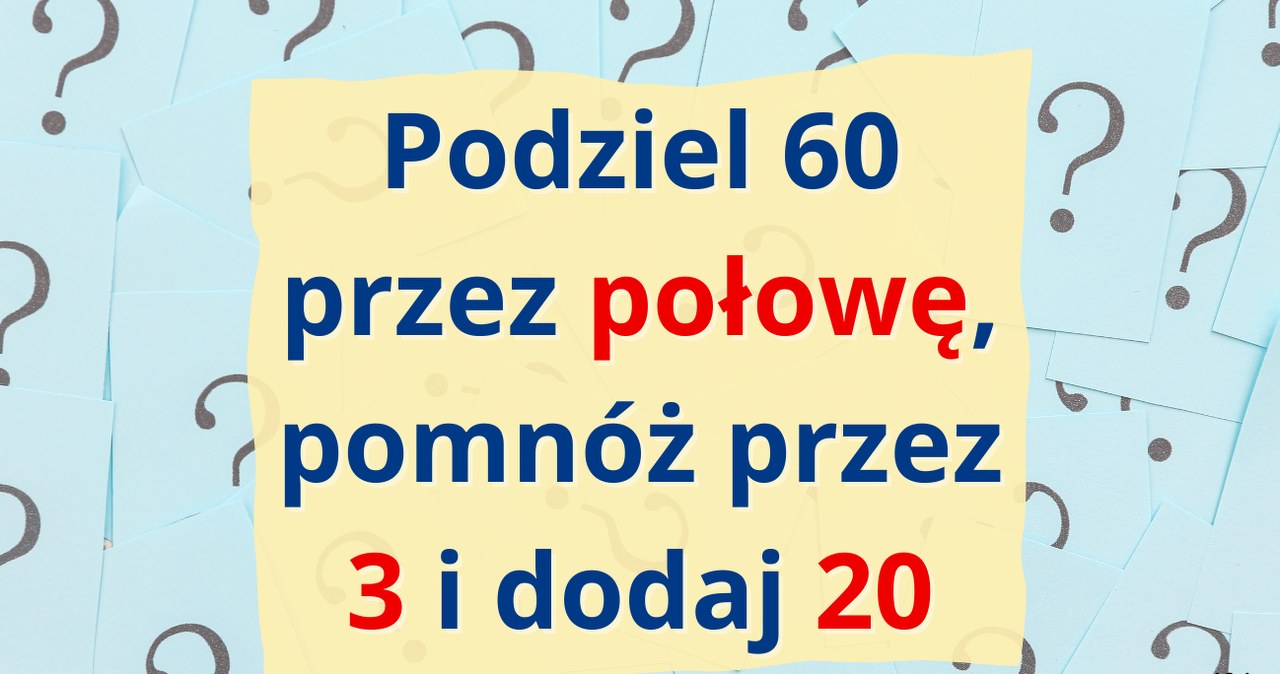 Ta zagadka matematyczna jest podchwytliwa. Podasz wynik? /Canva Pro