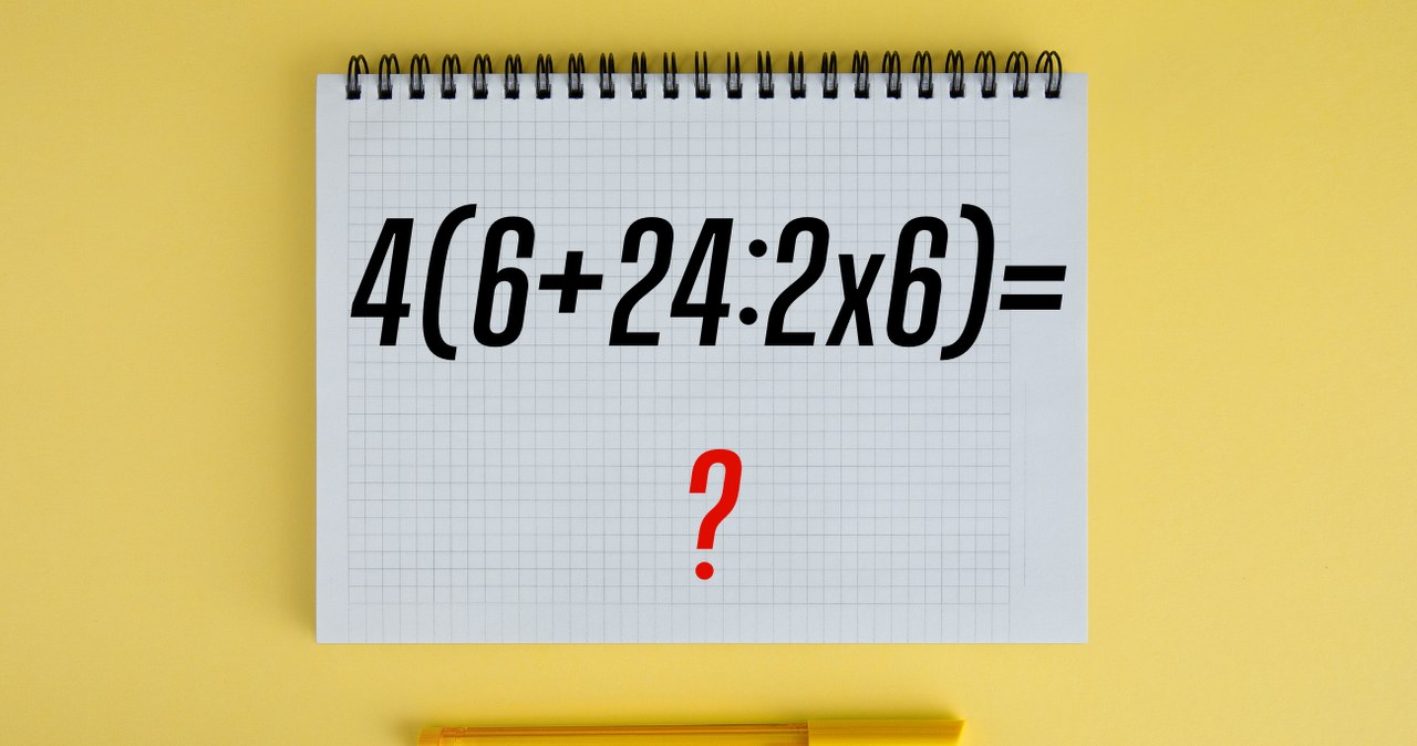 Ta zagadka matematyczna polepszy sprawność twojego mózgu. Przypomnij sobie zasady matematyczne i tabliczkę mnożenia /Canva Pro /Canva Pro