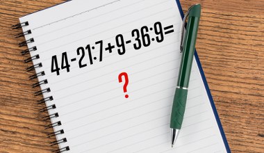 Ta zagadka nie powinna sprawić kłopotu. Spróbujesz bez kalkulatora?