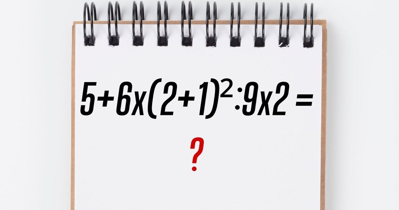 Ta zagadka wcale nie jest prosta. Trzeba pamiętać o kolejności działań. /Canva Pro /INTERIA.PL