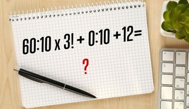 Ta zagadka wyprowadza w pole. Zanim podasz wynik, policz jeszcze raz