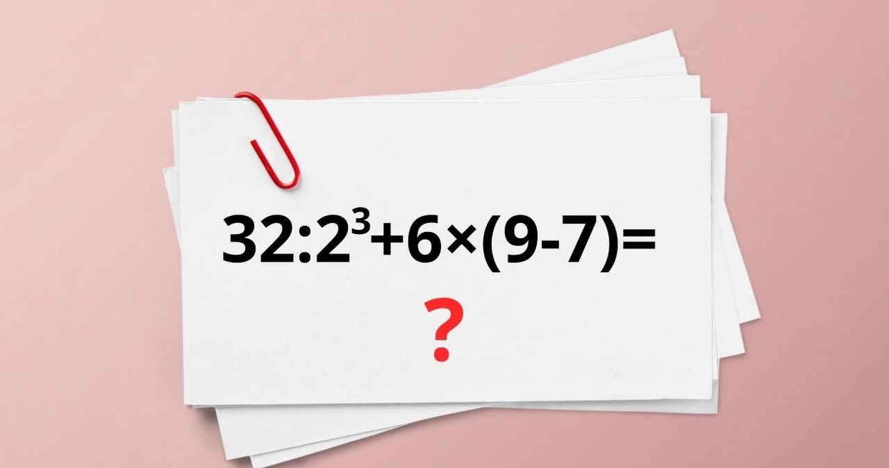 Tą zagadkę matematyczną każdy powinien rozwiązać w pamięci /Canva Pro /Canva Pro