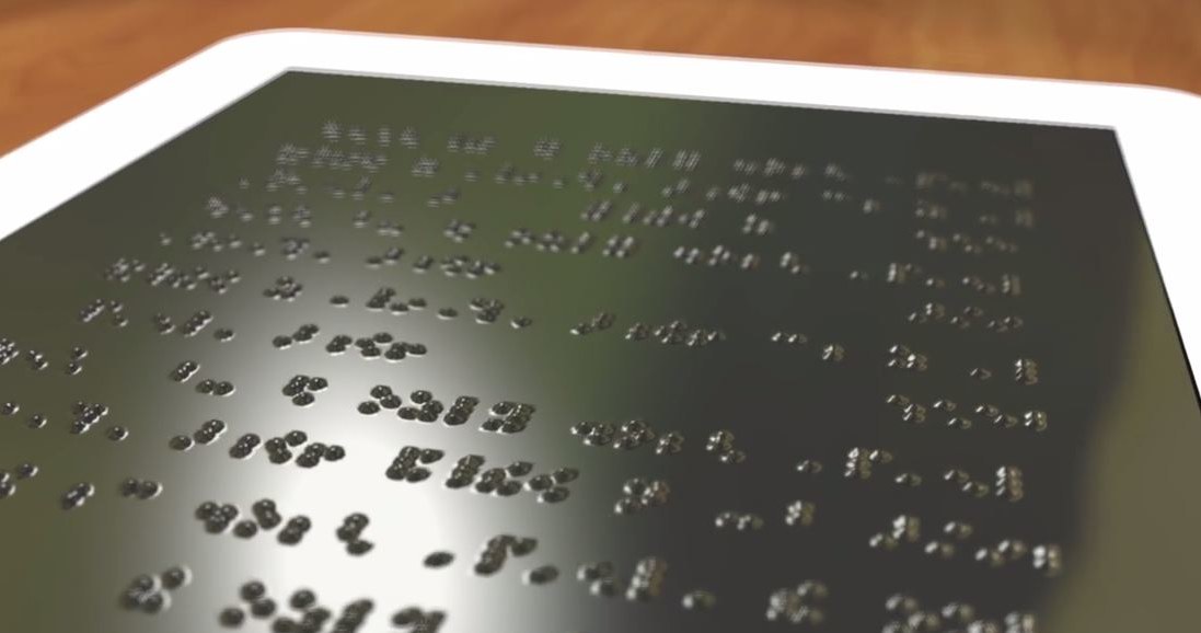 Table dla niewidomych Fot. Kadr z filmu przygotowanego przez Uniwersytet Michigan /materiał zewnętrzny