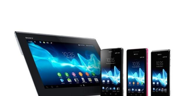 Tablet Xperia S oraz nowe smartfony - Xperia T,  Xperia V i  Xperia J /materiały prasowe