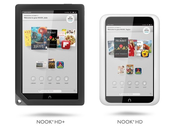 Tablety Nook HD i Nook HD+ /materiały prasowe