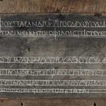 Tablica z zadaniem domowym ze starożytnego Egiptu