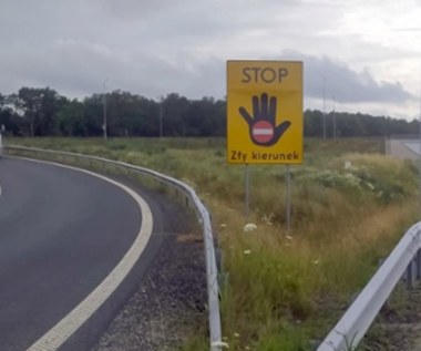 Tablice "STOP Zły kierunek" pojawią się przy drogach