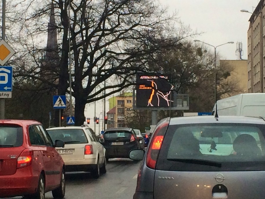 Tablice systemu w Szczecinie /Aneta Łuczkowska /RMF FM