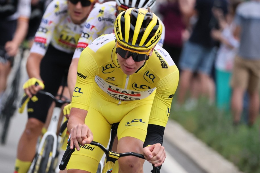 Tadej Pogacar /Christophe Petit-Tesson /PAP/EPA