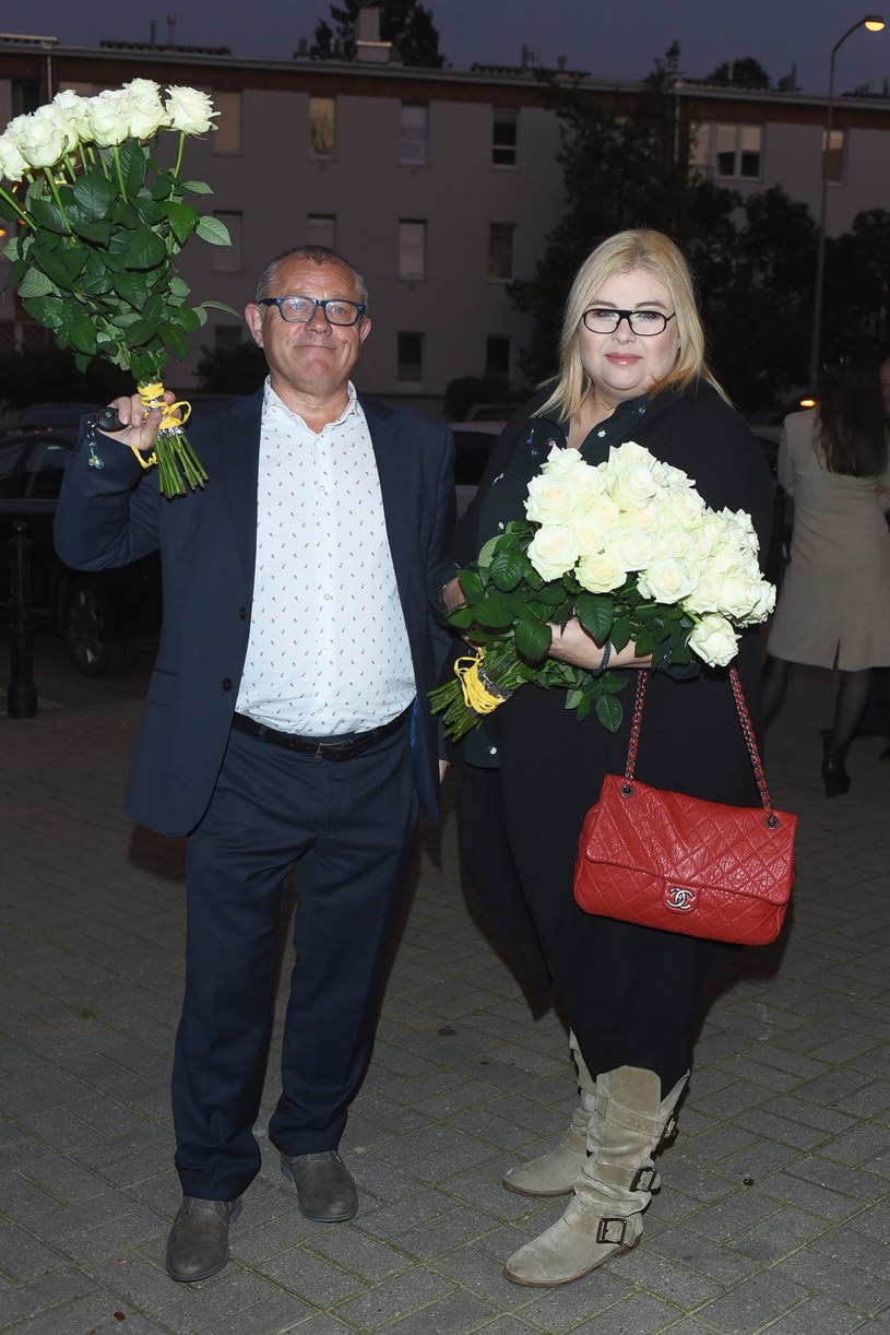 Tadeusz Chudecki z żoną Justyną /Andras Szilagyi /MWMedia