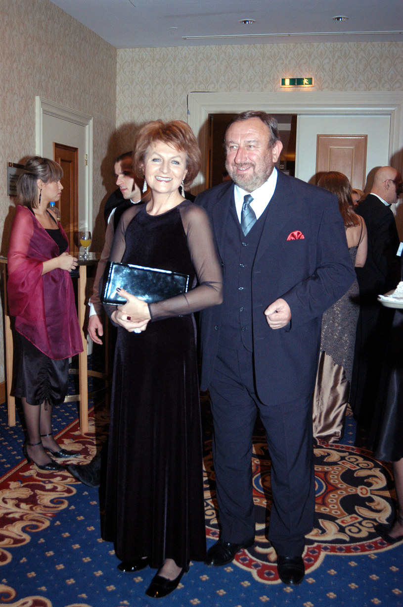 Tadeusz Drozda z żoną, 2004 rok /Mikulski /AKPA