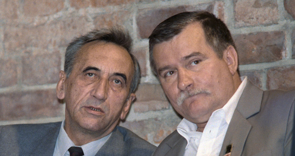 Tadeusz Mazowiecki i Lech Wałęsa: Zdjęcie z 1989 roku /Wojtek Druszcz /AFP