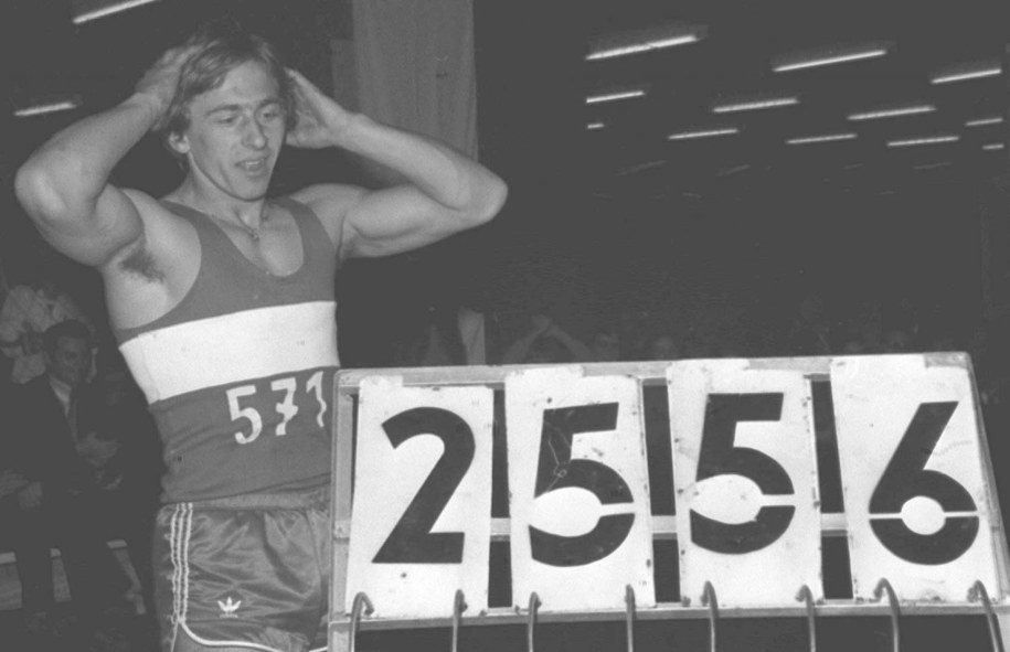 Tadeusz Ślusarski na zdj. z 1976 roku /Maciej Kłoś    /PAP