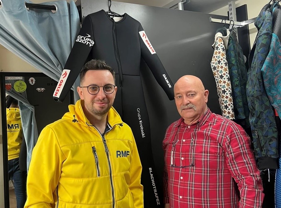 Tadeusz Szostak-Berda z naszym reporterem Pawłem Koniecznym /RMF FM