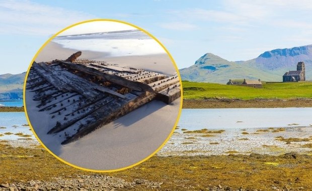 Tajemnica starego wraku odkryta. Kryły go piaski odległej wyspy