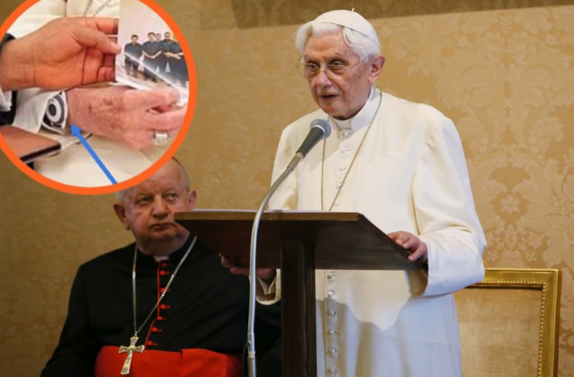 Tajemnicza opaska na ręce zmarłego Benedykta XVI. Co to za urządzenie?