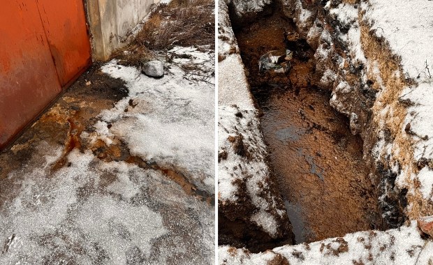 Tajemnicze chemikalia rozlane niedaleko tężni w Inowrocławiu