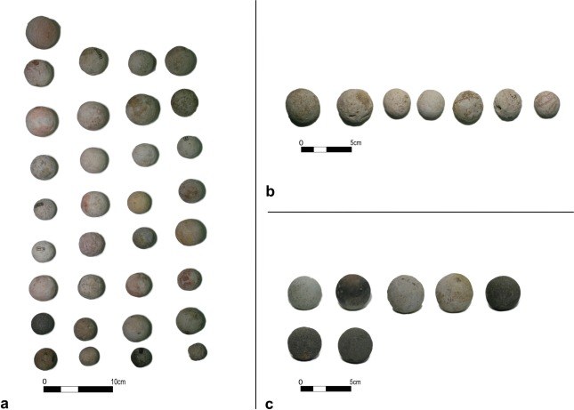 Tajemnicze kule z Santorini /C. L. Fernée, K. P. Trimmis, 2022. The rolling stones of Bronze Age Aegean: Applying machine learning to explore the use of lithic spheres from Akrotiri, Thera. Journal of Archaeological Science: Repo /materiały prasowe