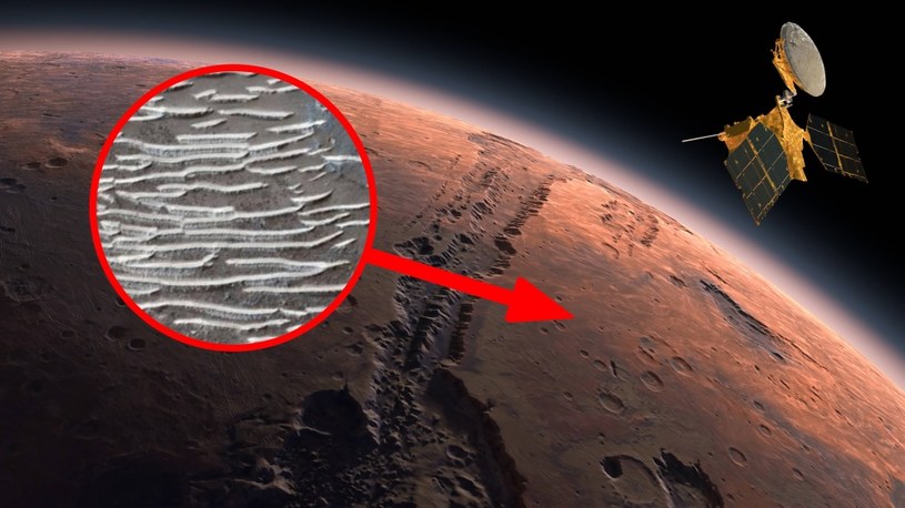 Tajemnicze schody na Marsie kryją w sobie ciekawą historię płynnej wody. /Space.com / Facebook /123RF/PICSEL