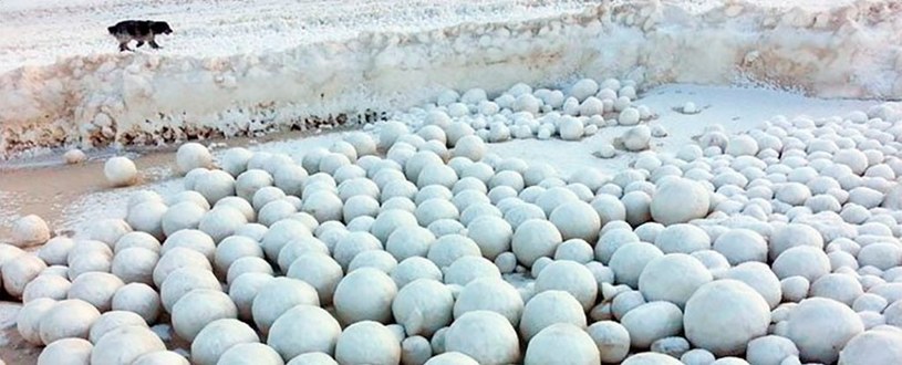 Tajemnicze śnieżne kule na Syberii /fot. Twitter Siberian Times /materiały prasowe