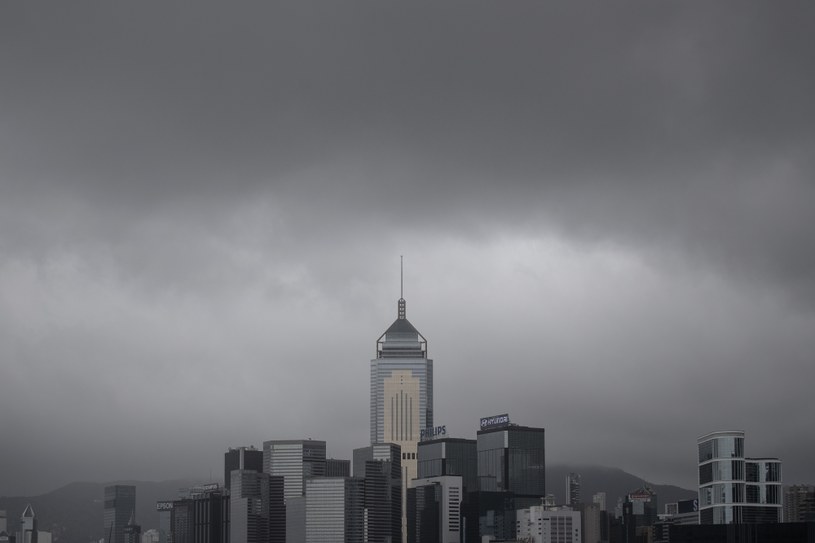 Tajfun Utor zbliża się do Hongkongu /AFP