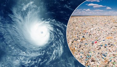 Tajfuny zbierają mikroplastik z oceanów i zrzucają go na ląd