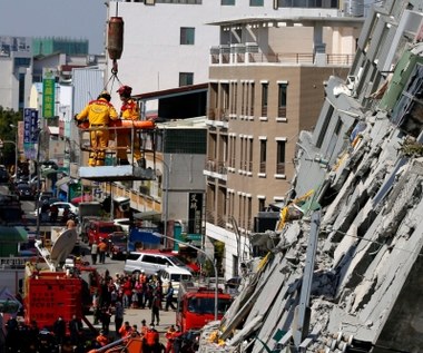 Tajwan: Liczba ofiar trzęsienia ziemi wzrosła do 35