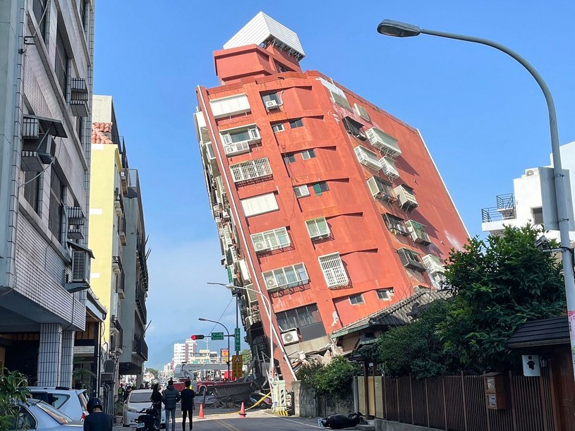 Tajwan nawiedziło najpotężniejsze od 25 lat trzęsienie ziemi /AFP /East News