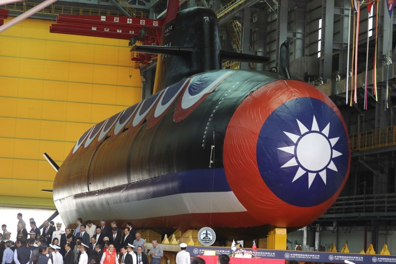 Tajwan wybudował własny okręt podwodny /ChiangYing-ying/Associated Press /East News