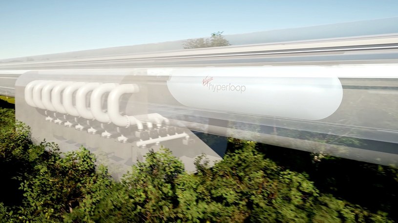 Tak będą wyglądały podróże koleją przyszłości od Virgin Hyperloop [WIDEO] /Geekweek