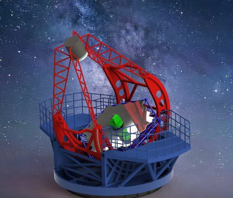 Tak będzie wyglądał chiński teleskop /Uniwersytet Pekiński /materiały prasowe