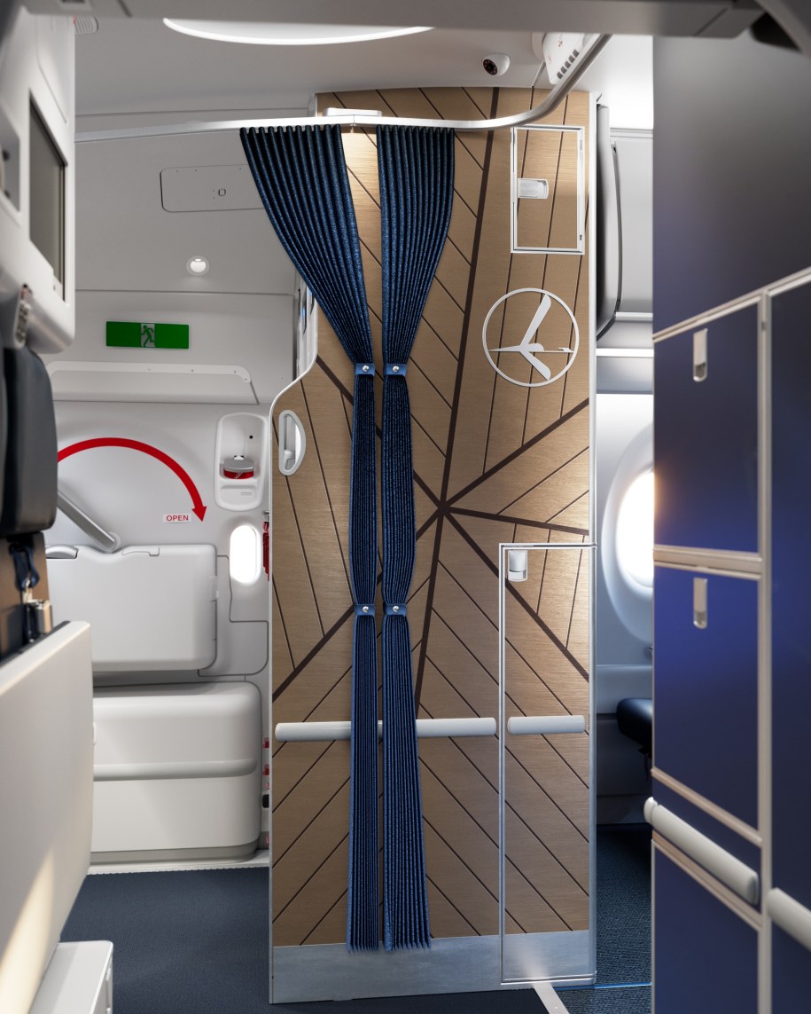 Tak będzie wyglądało wnętrze samolotów Airbus A220 w barwach LOT-u /Biuro Prasowe PLL LOT /