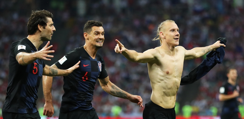   Yes Domagoj Vida enjoyed the match with Russia / PAP / EPA 