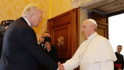 Tak Donald Trump pożegnał papieża Franciszka