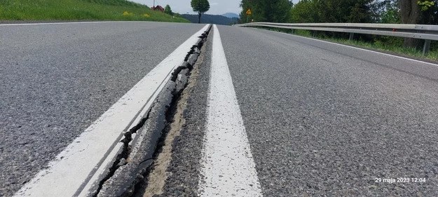 Tak droga wyglądała jeszcze rok temu /GDDKiA Kraków /GDDKiA