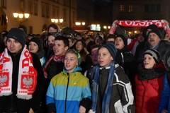 Tak kibicowaliście Polakom w piątek w Krakowie