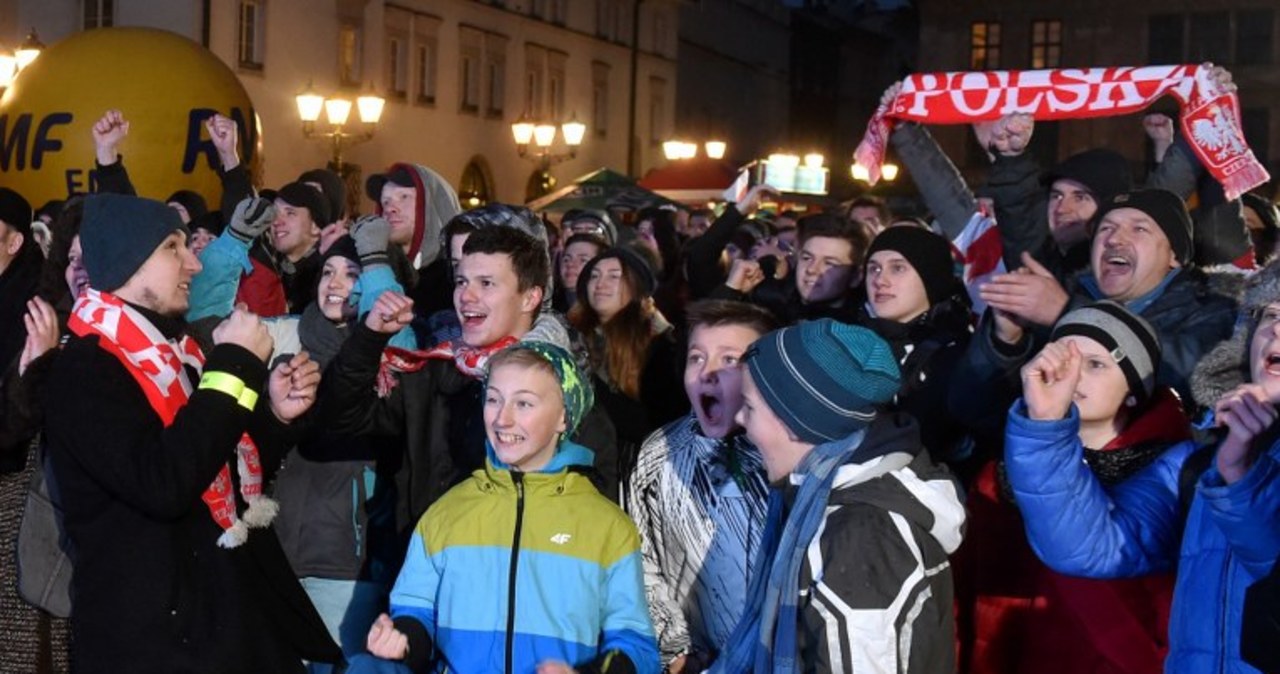 Tak kibicowaliście Polakom w piątek w Krakowie