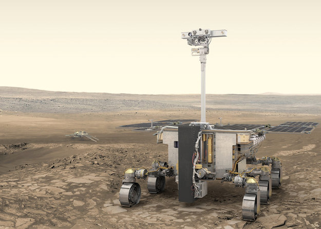 Tak łazik ma wyglądać na powierzchni Marsa /ESA/ATG medialab /Materiały prasowe