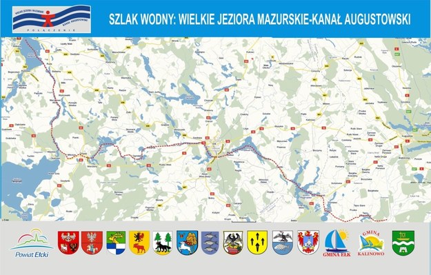 Tak ma wyglądać trasa nowego kanału /źródło: Powiat ełcki /RMF FM