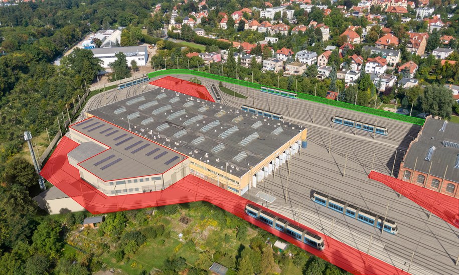 Tak ma wyglądać zajezdnia po remoncie /Materiały prasowe