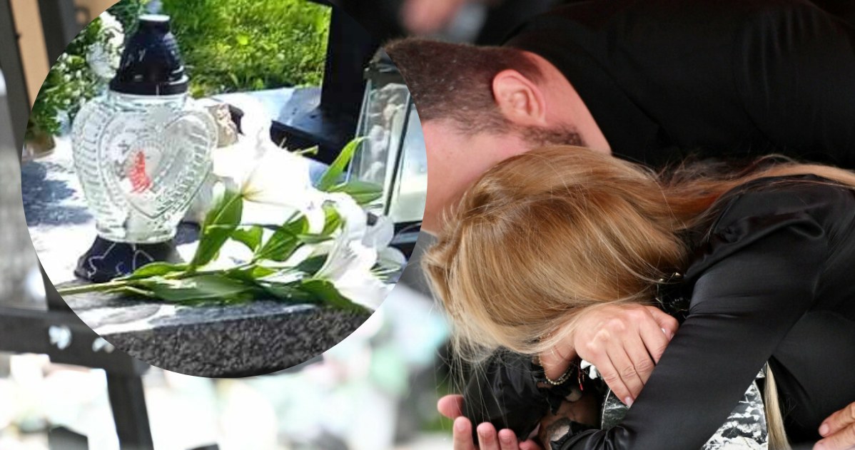 Tak miesiąc po tragedii wygląda grób syna Sylwii Peretti. Widok mogiły poraża /pomponik exlusive /East News
