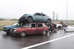 Tak mógłby wyglądać karambol w Strykowie 