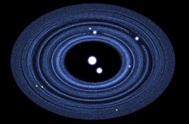 Tak może wyglądać układ Plutona /NASA