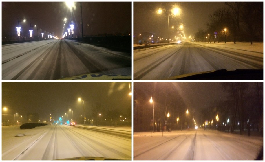 Tak o poranku wyglądają ulice w Warszawie /Mariusz PIekarski /RMF FM