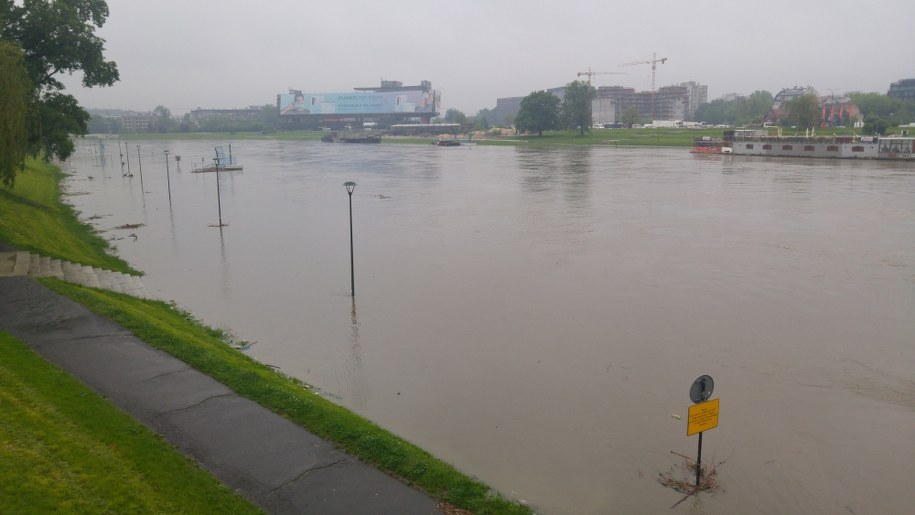 Tak o poranku wyglądała Wisła w Krakowie /Słuchacz Wojciech /Gorąca Linia RMF FM