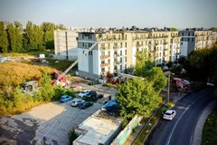 Tak po pożarze wygląda blok w Poznaniu