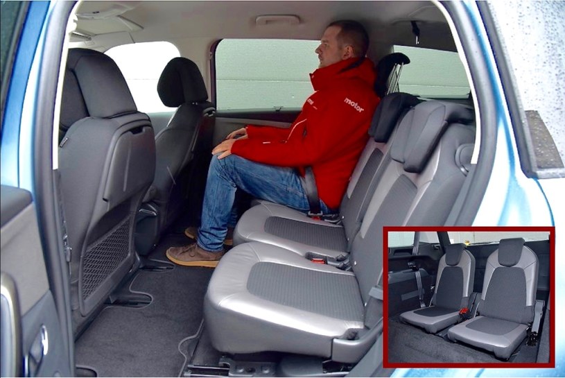 Tak powinno być w minivanie: trzy osobne, identycznej wielkości siedzenia można niezależnie od siebie przesuwać i regulować kąt pochylenia oparć. Fotele w bagażniku - za dopłatą 2000 zł. /Motor