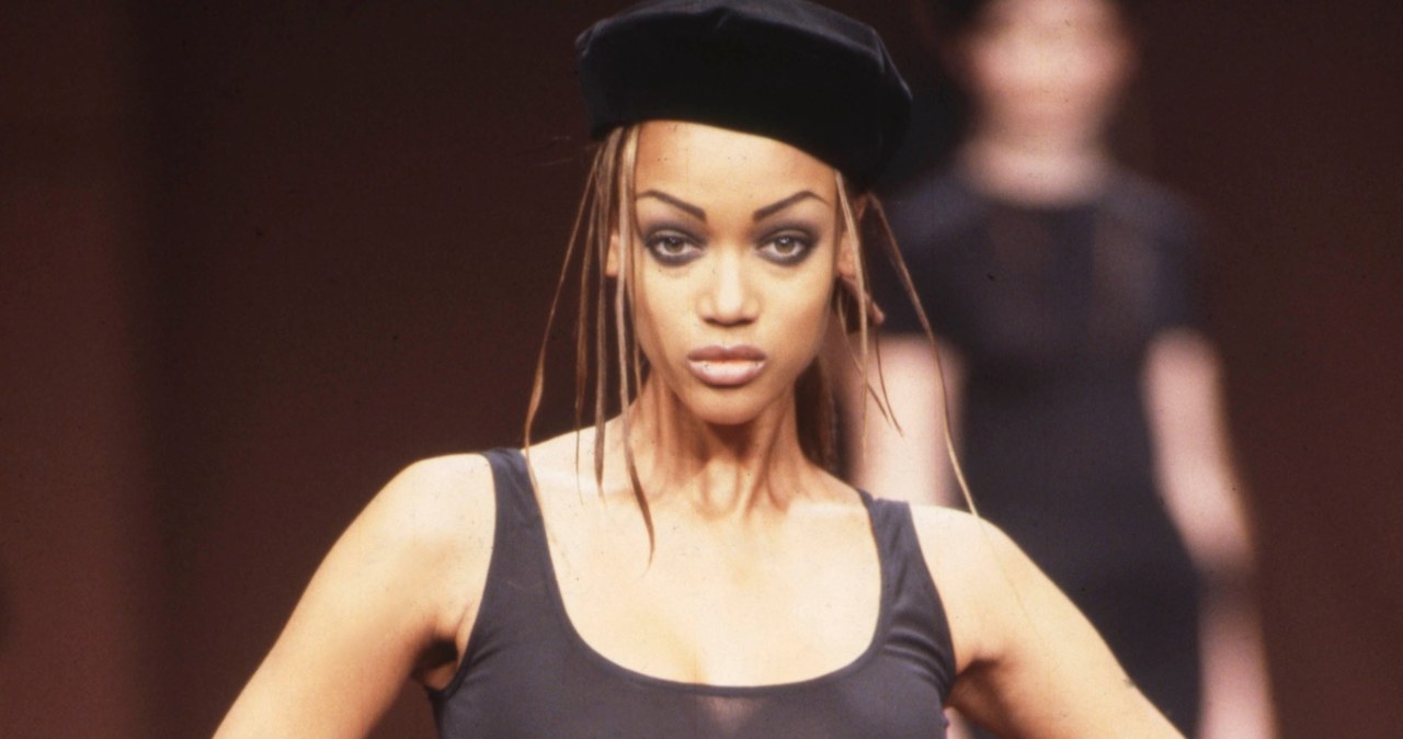 Tak prezentowała się 20-letnia Tyra Banks /Victor VIRGILE/Gamma-Rapho via Getty Images /Getty Images