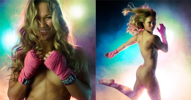 Tak Ronda Rousey prezentowała się w 2012 roku w specjalnym wydaniu magazynu "ESPN" -  Body Issue. /